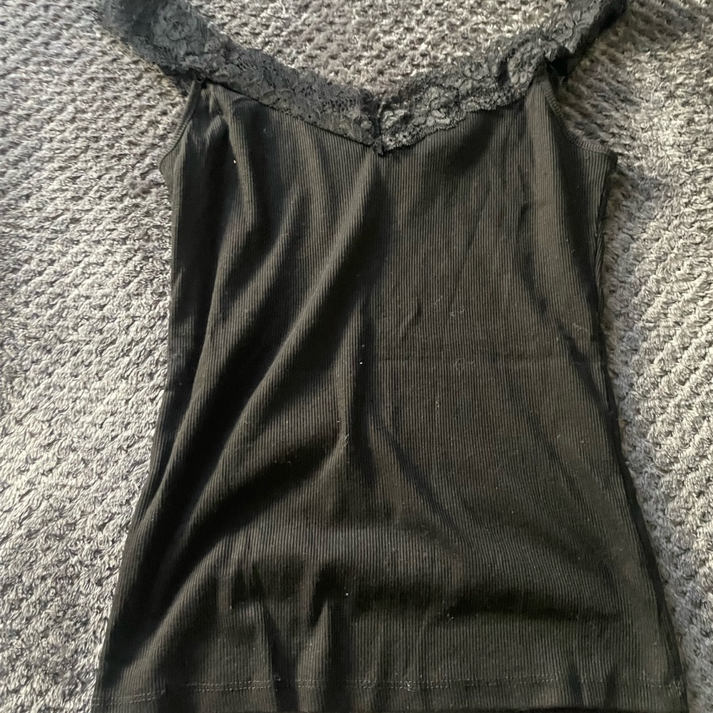 Black tank top really cute and great for summer